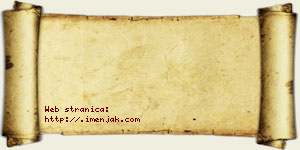 Valentina Perošević vizit kartica